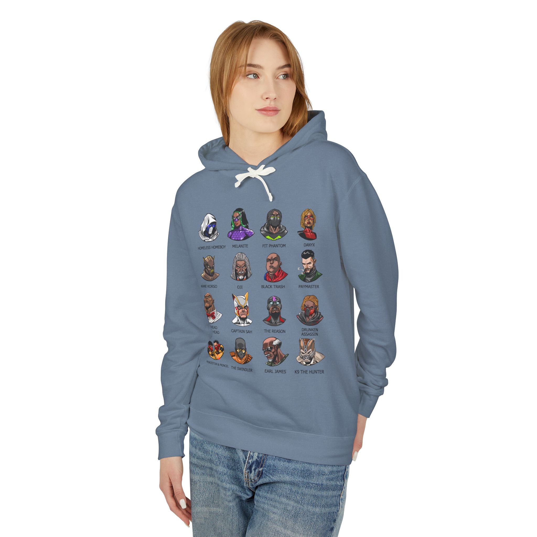 Heroes and Villains Lightweight Hoodie