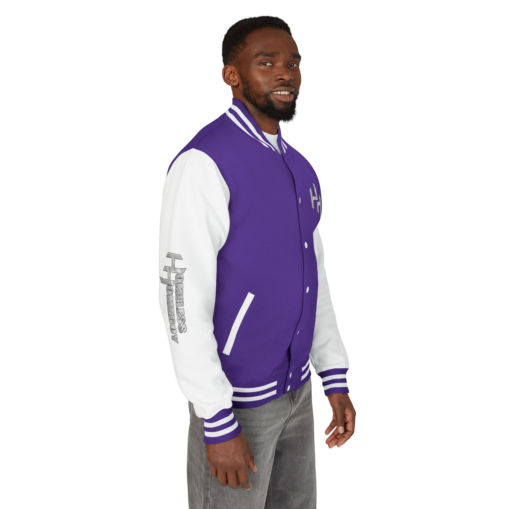 Homeless Homeboy Varsity Letterman Jacket