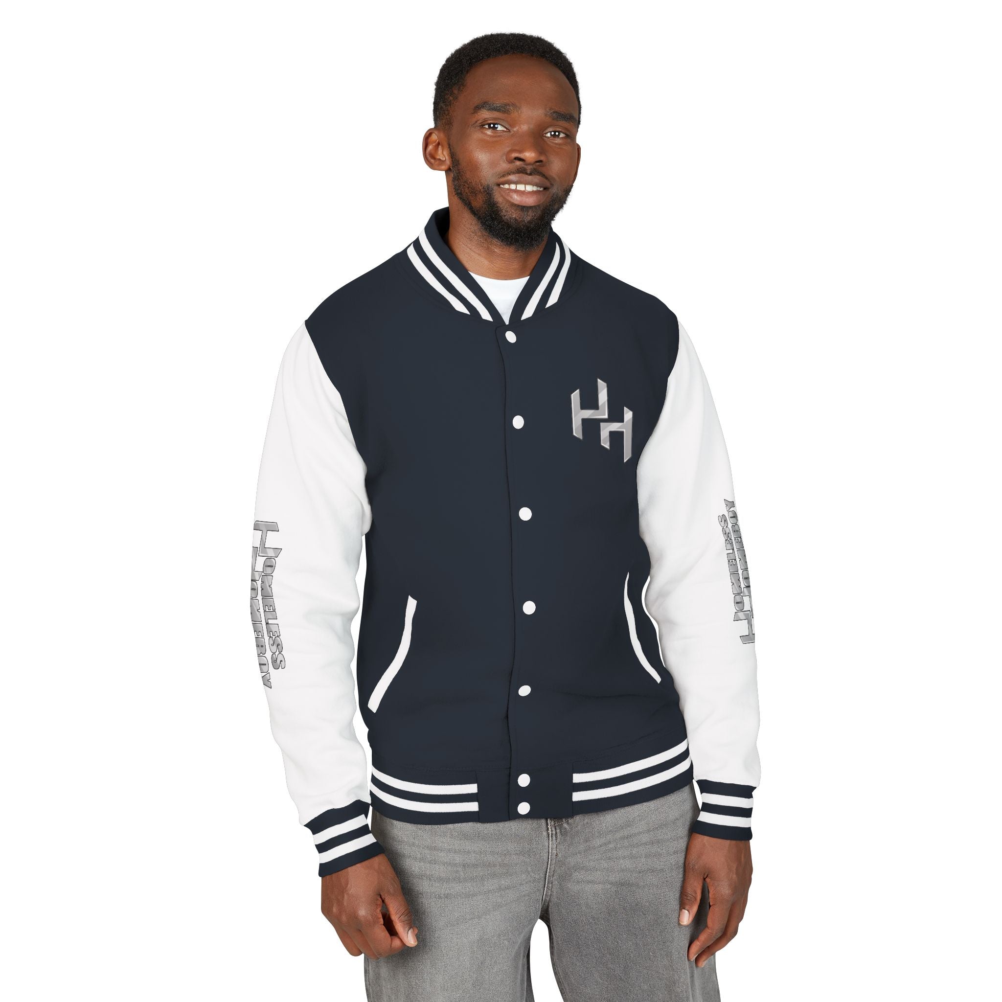 Homeless Homeboy Varsity Letterman Jacket