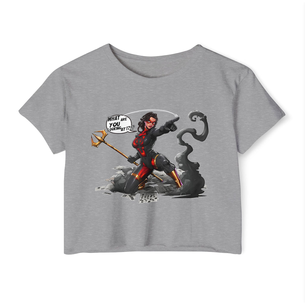 "What Are YOU Looking At?" Danyx Women's Crop Top