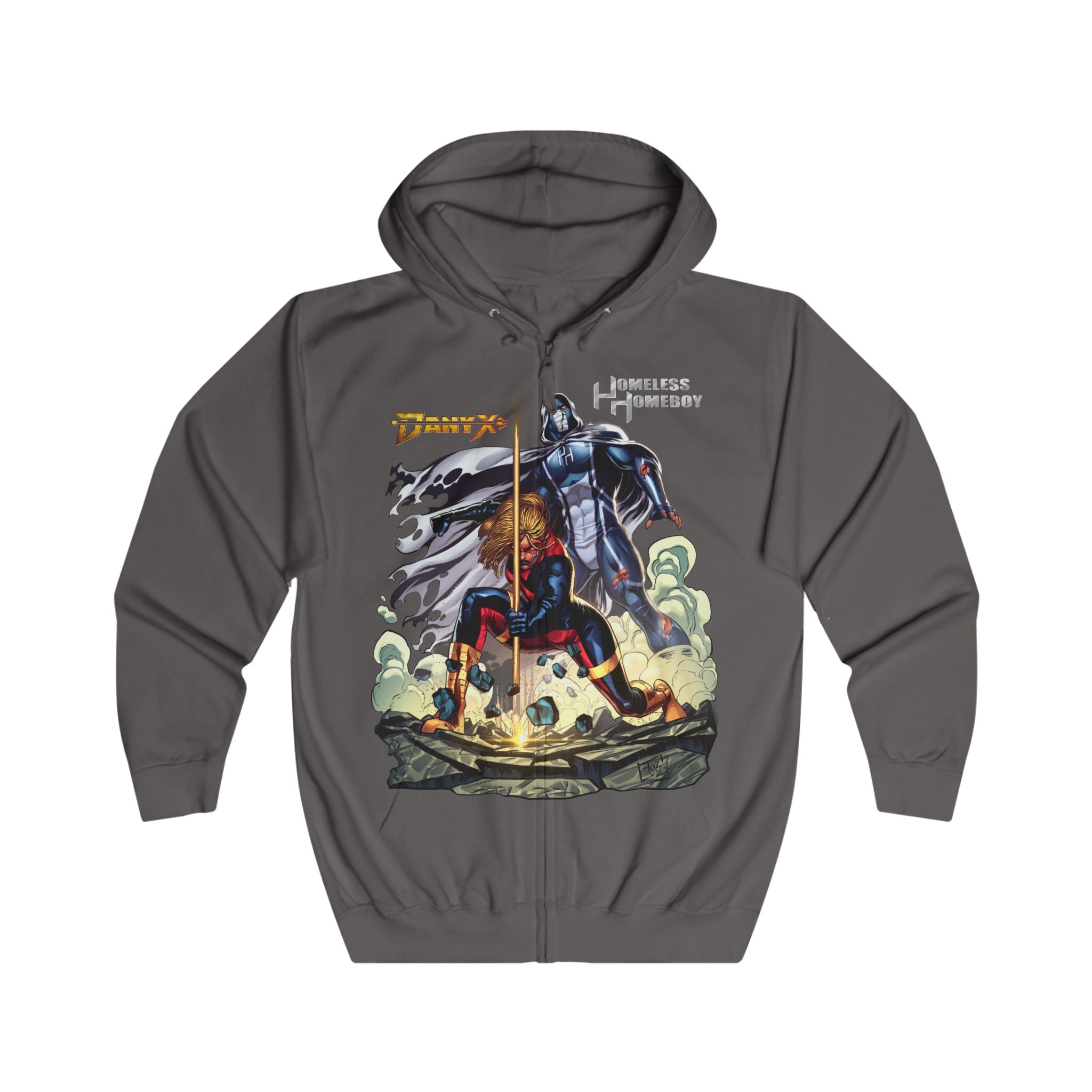 Danyx & Homeless Homeboy Destruction Zip Hoodie