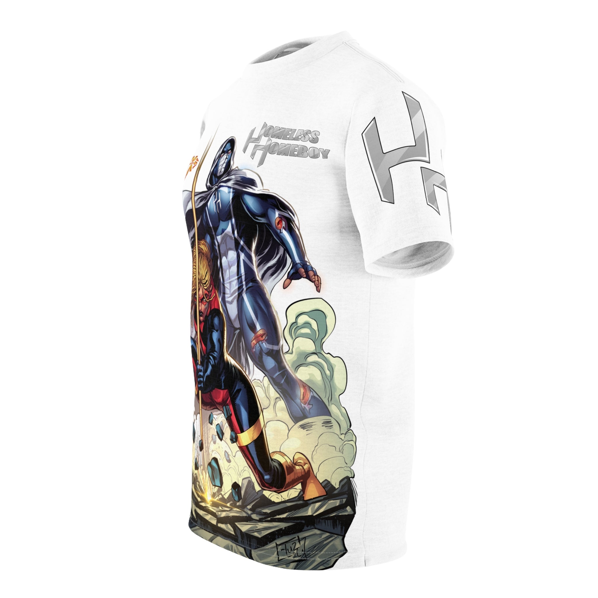 Danyx & Homeless Homeboy Destruction All Over Print T-Shirt