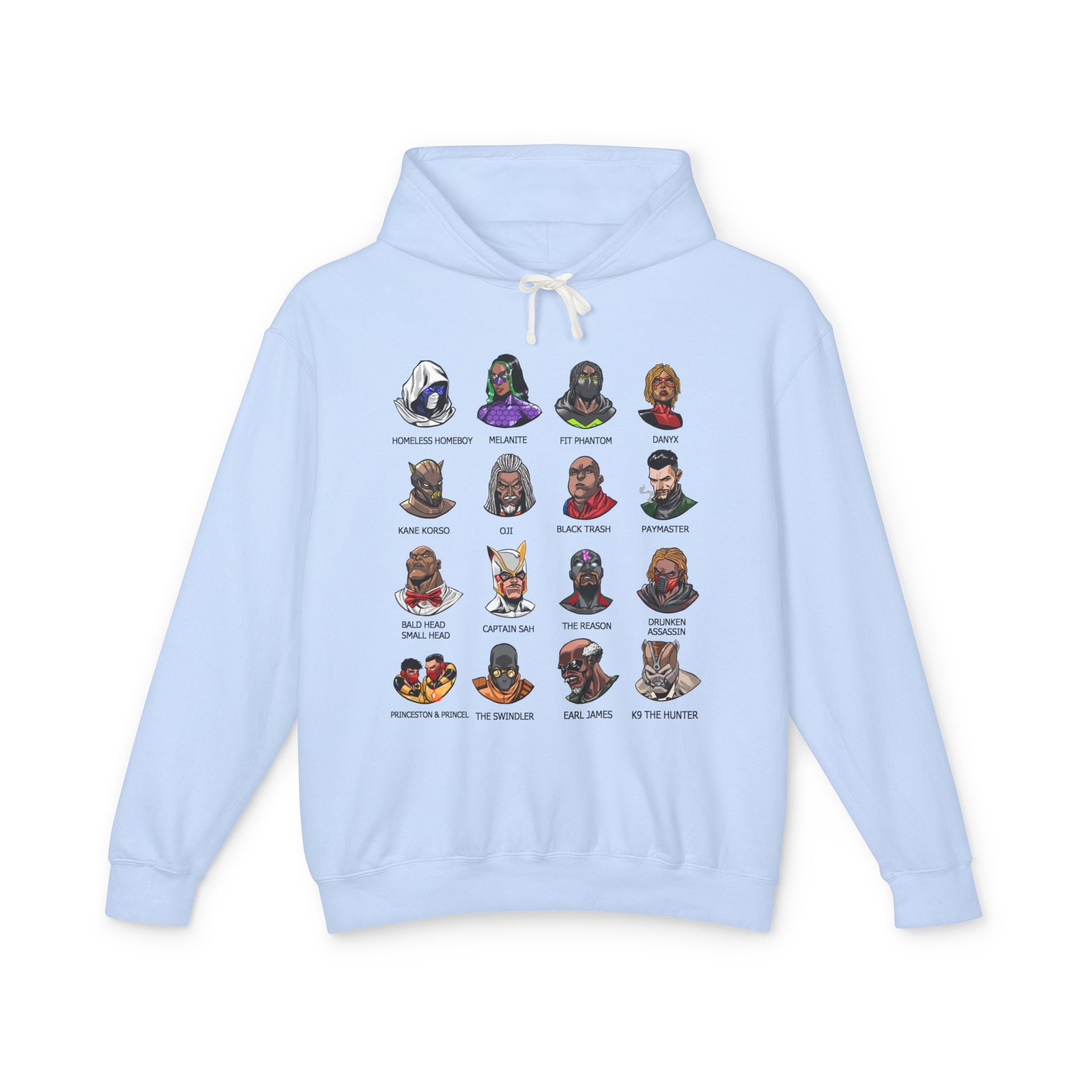 Heroes and Villains Lightweight Hoodie