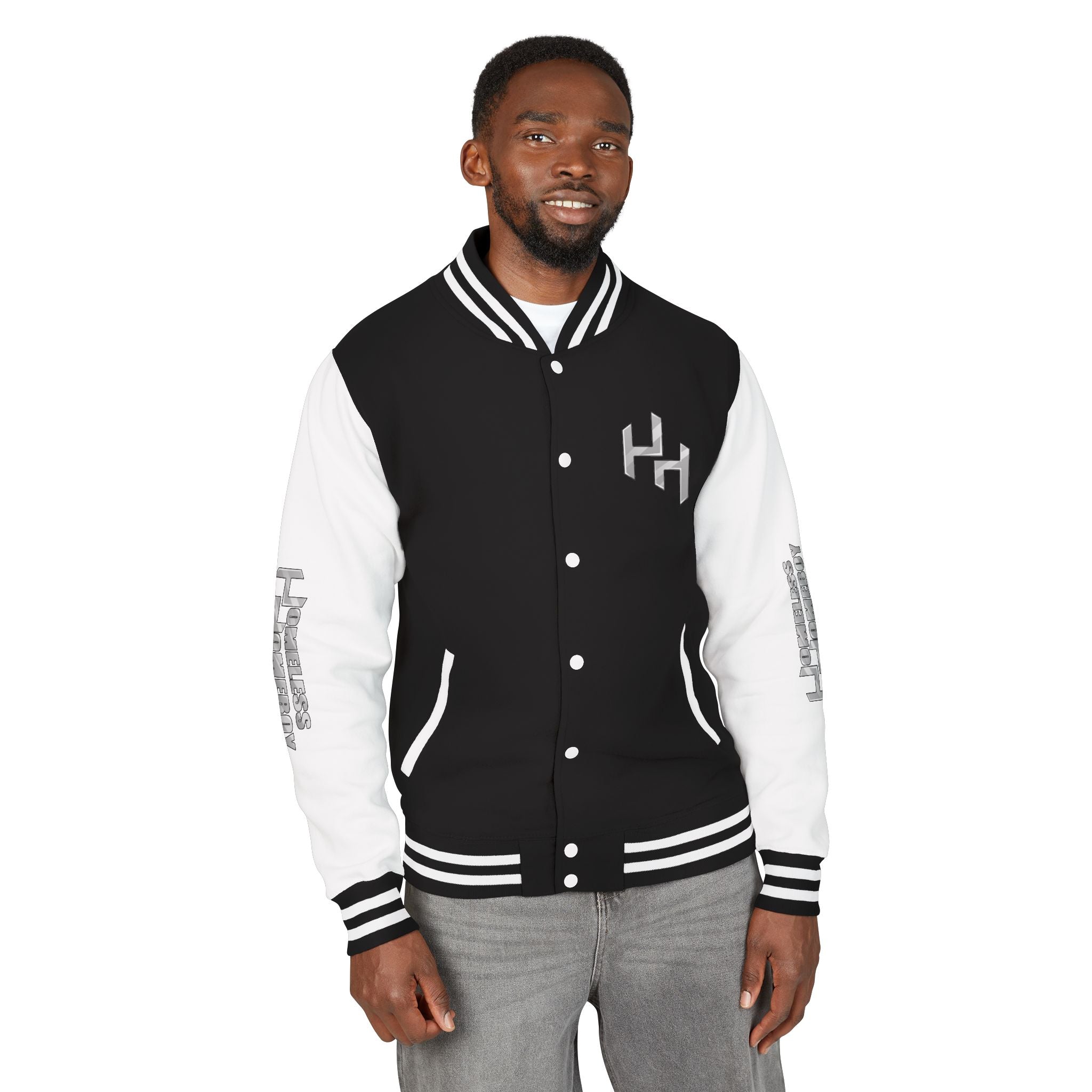 Homeless Homeboy Varsity Letterman Jacket