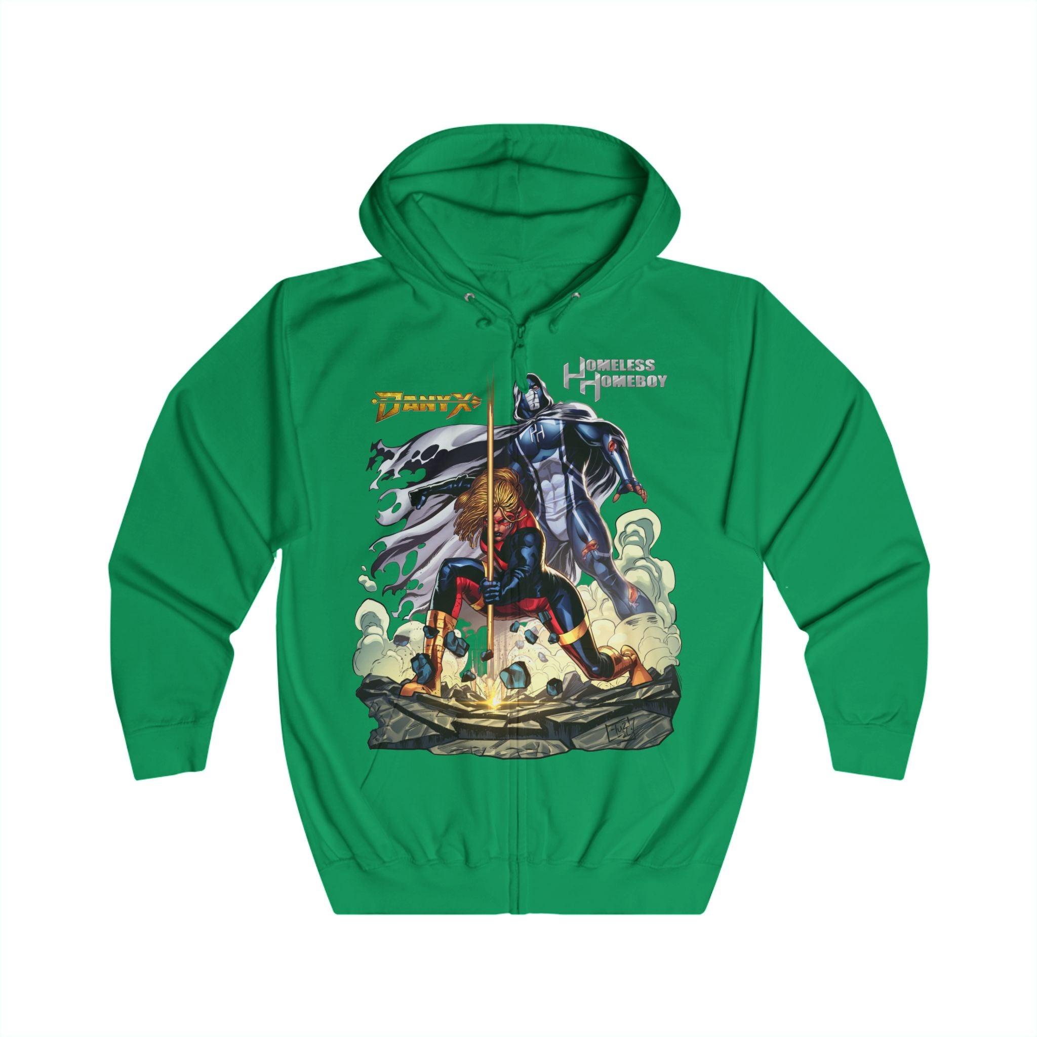 Danyx & Homeless Homeboy Destruction Zip Hoodie