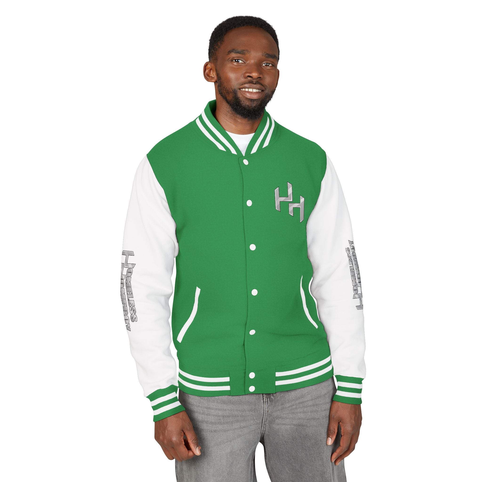 Homeless Homeboy Varsity Letterman Jacket