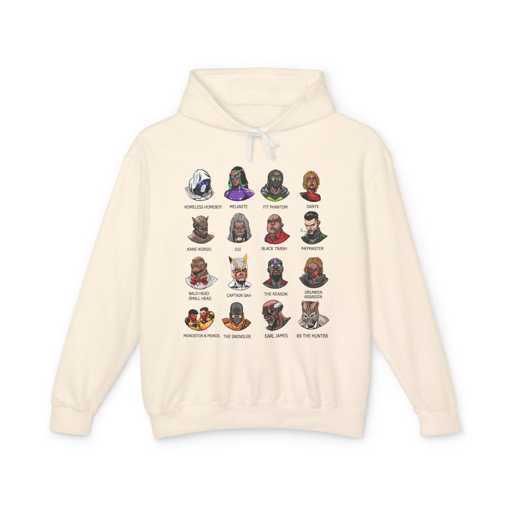 Heroes and Villains Lightweight Hoodie
