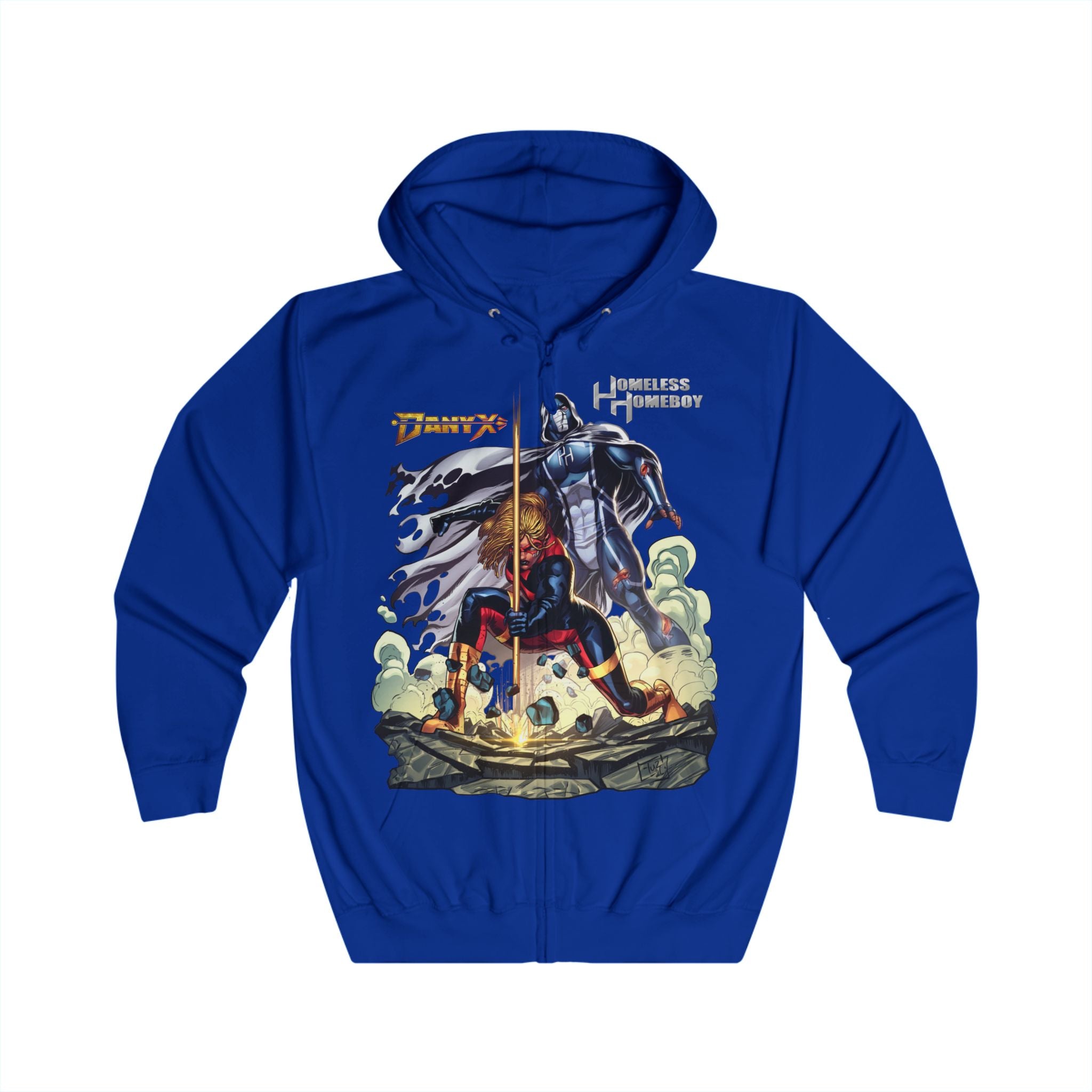 Danyx & Homeless Homeboy Destruction Zip Hoodie