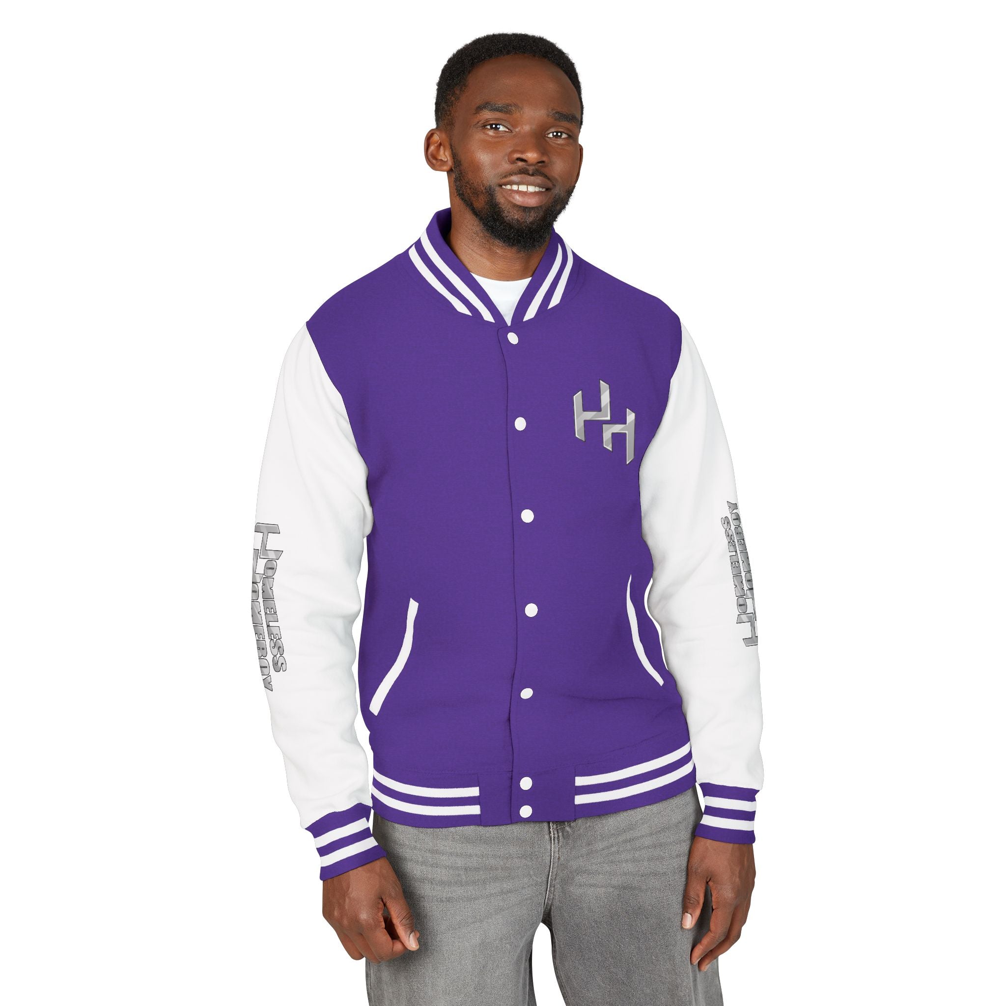 Homeless Homeboy Varsity Letterman Jacket