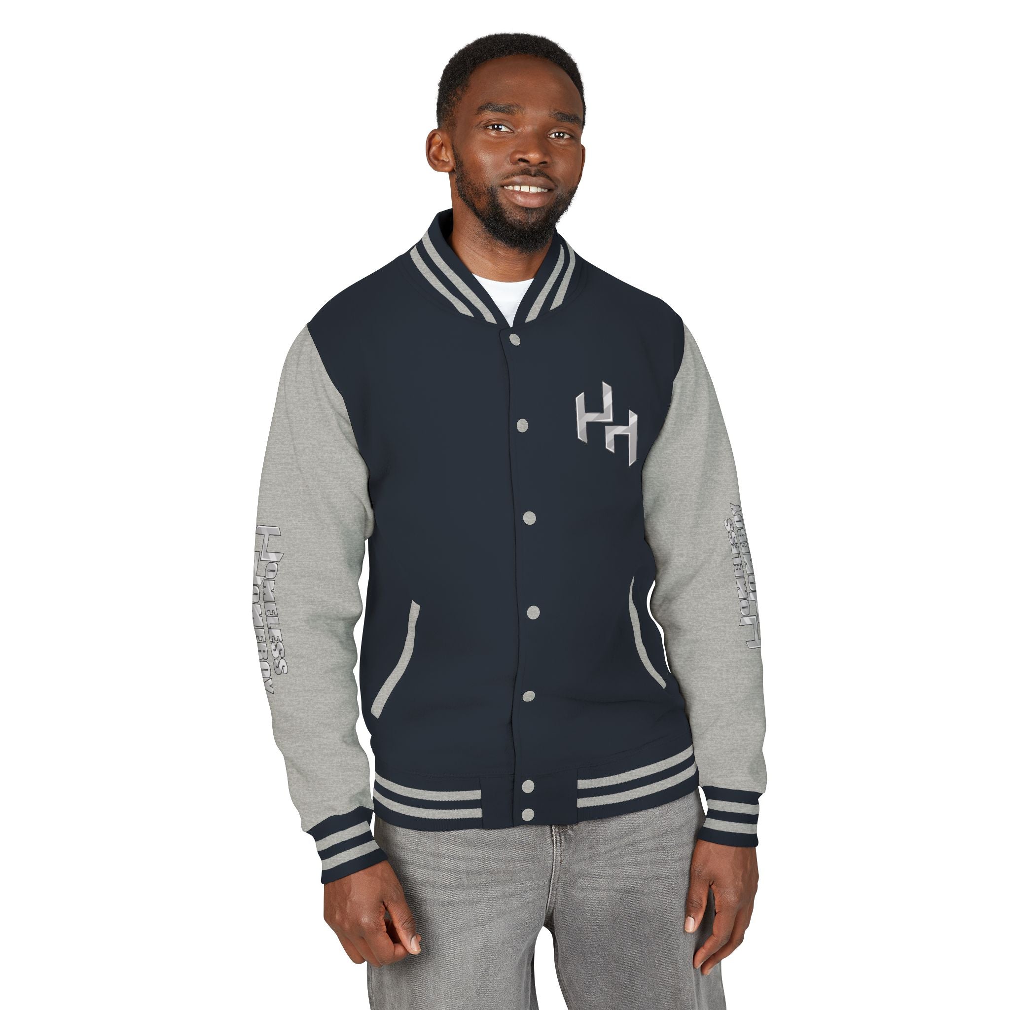 Homeless Homeboy Varsity Letterman Jacket