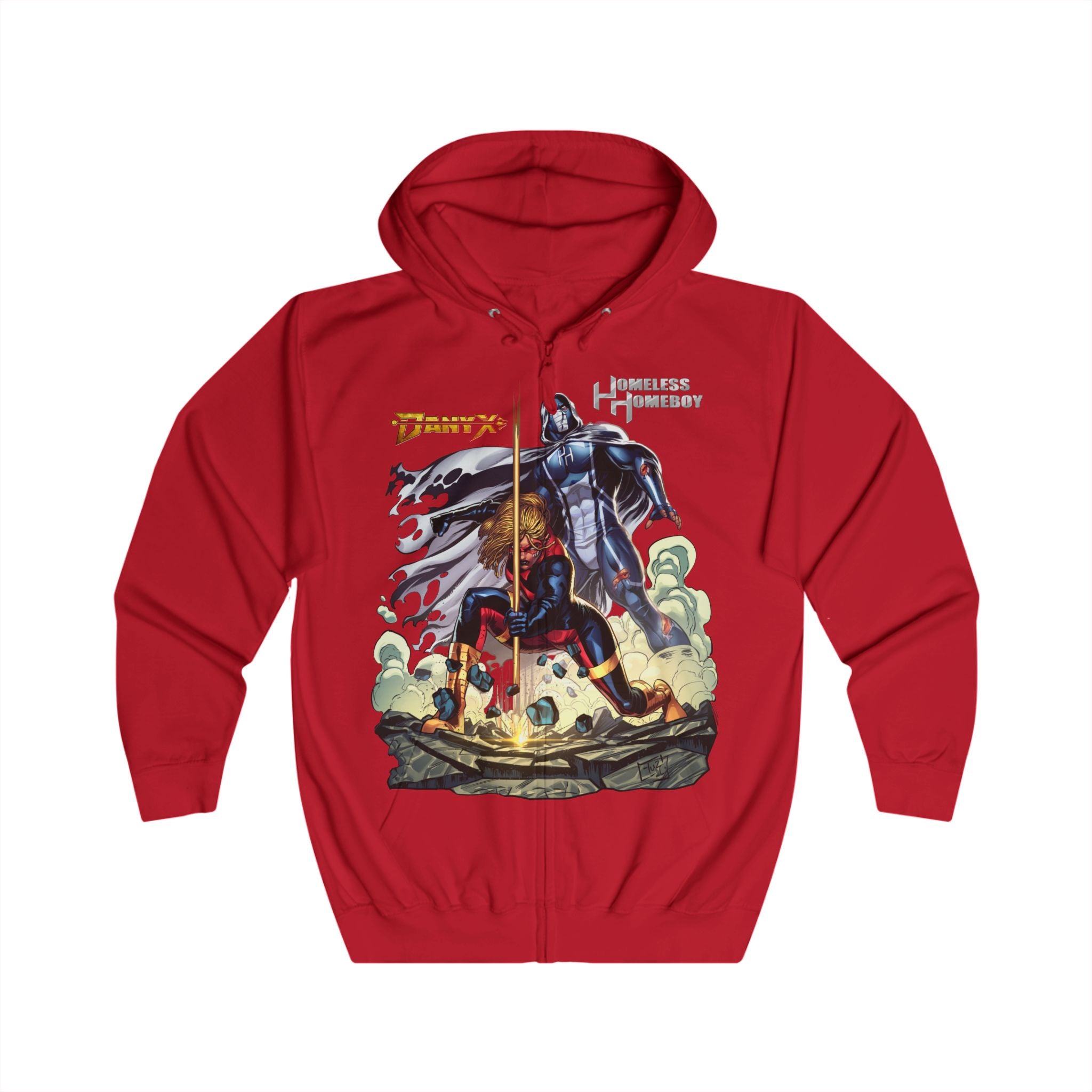 Danyx & Homeless Homeboy Destruction Zip Hoodie