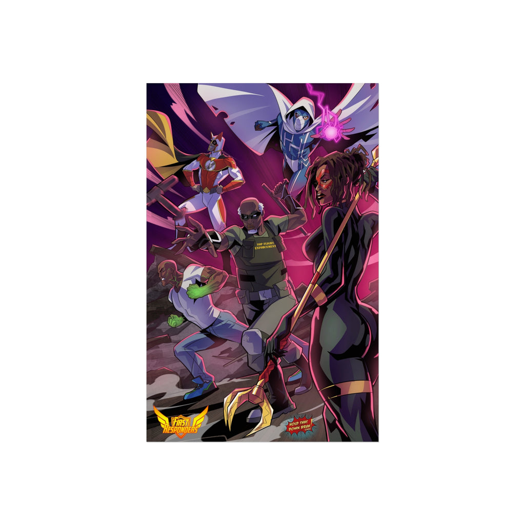 11x17 in. First Responders GO! Poster