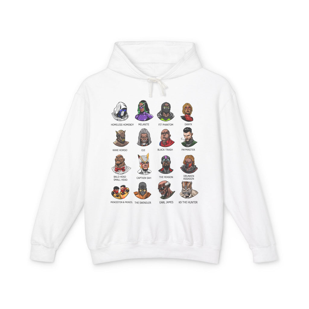 Heroes and Villains Lightweight Hoodie