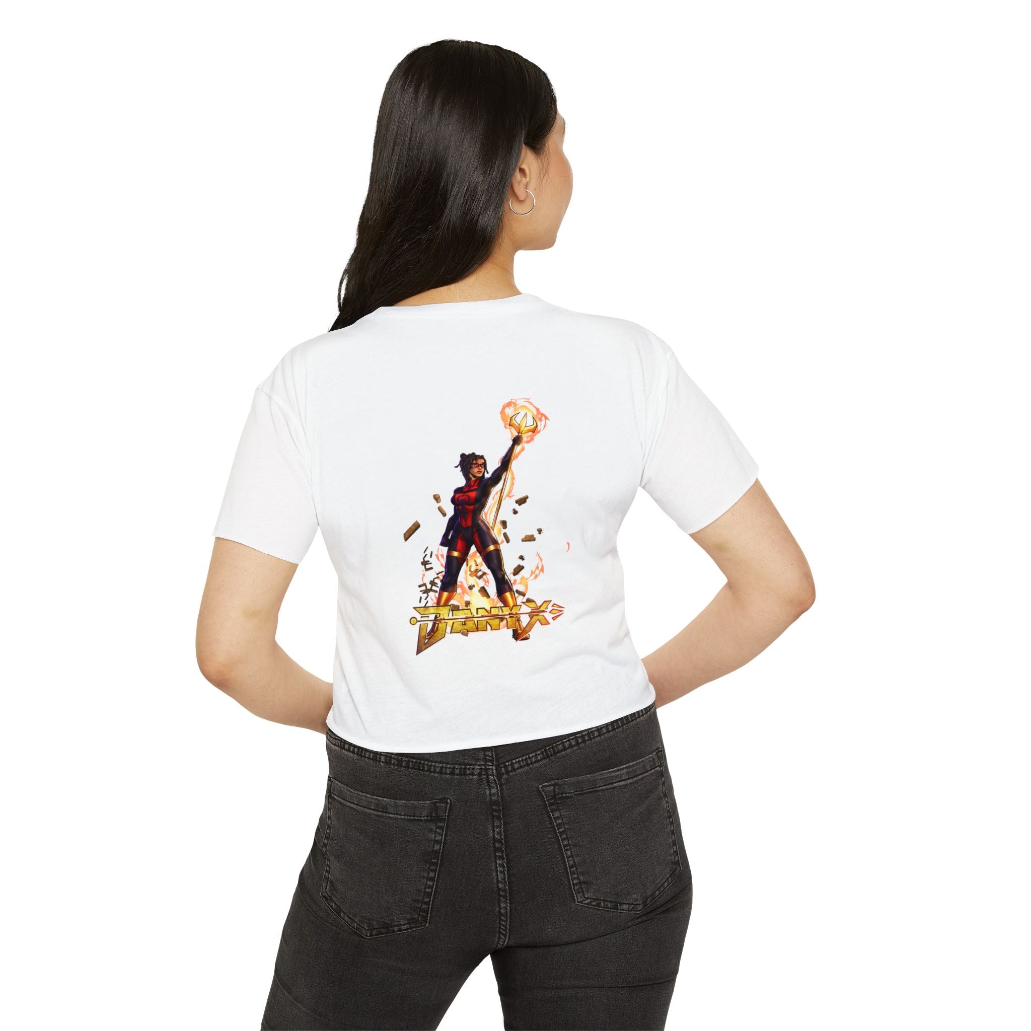 "What Are YOU Looking At?" Danyx Women's Crop Top