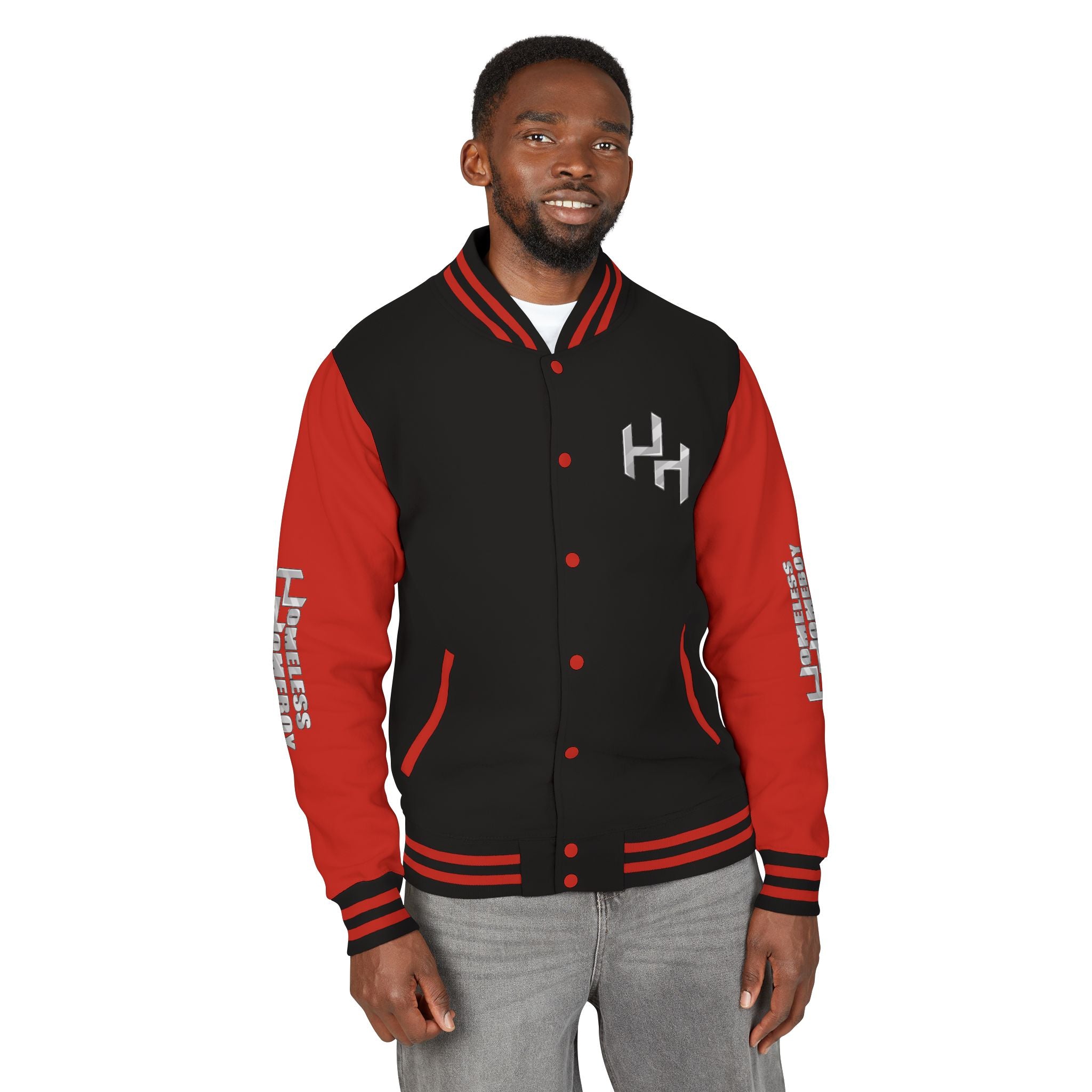 Homeless Homeboy Varsity Letterman Jacket