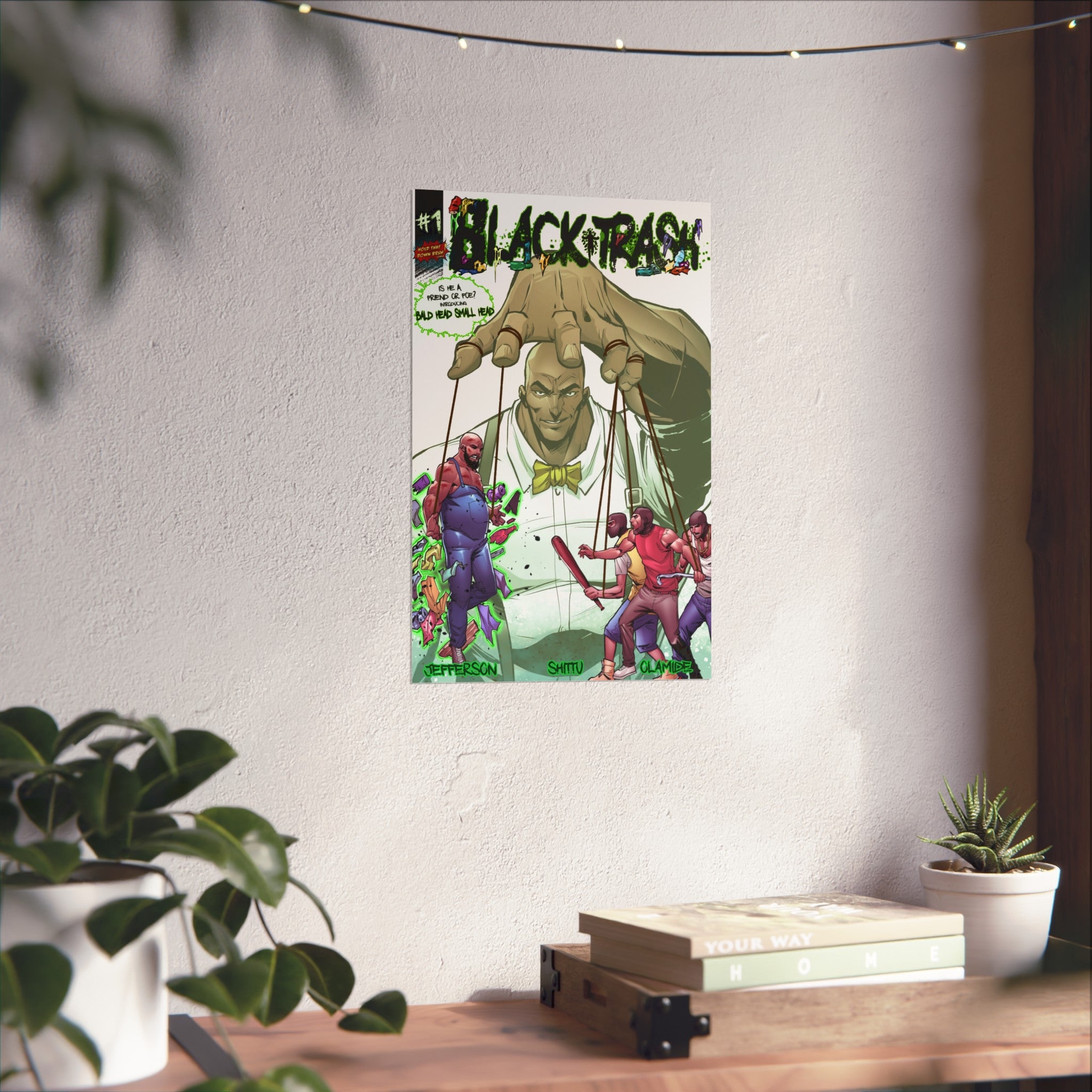 11x17 in. Black Trash #1 Cover Poster